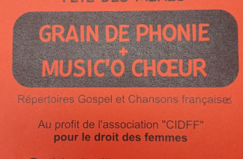 Concert chorales pour la fêtes des mères